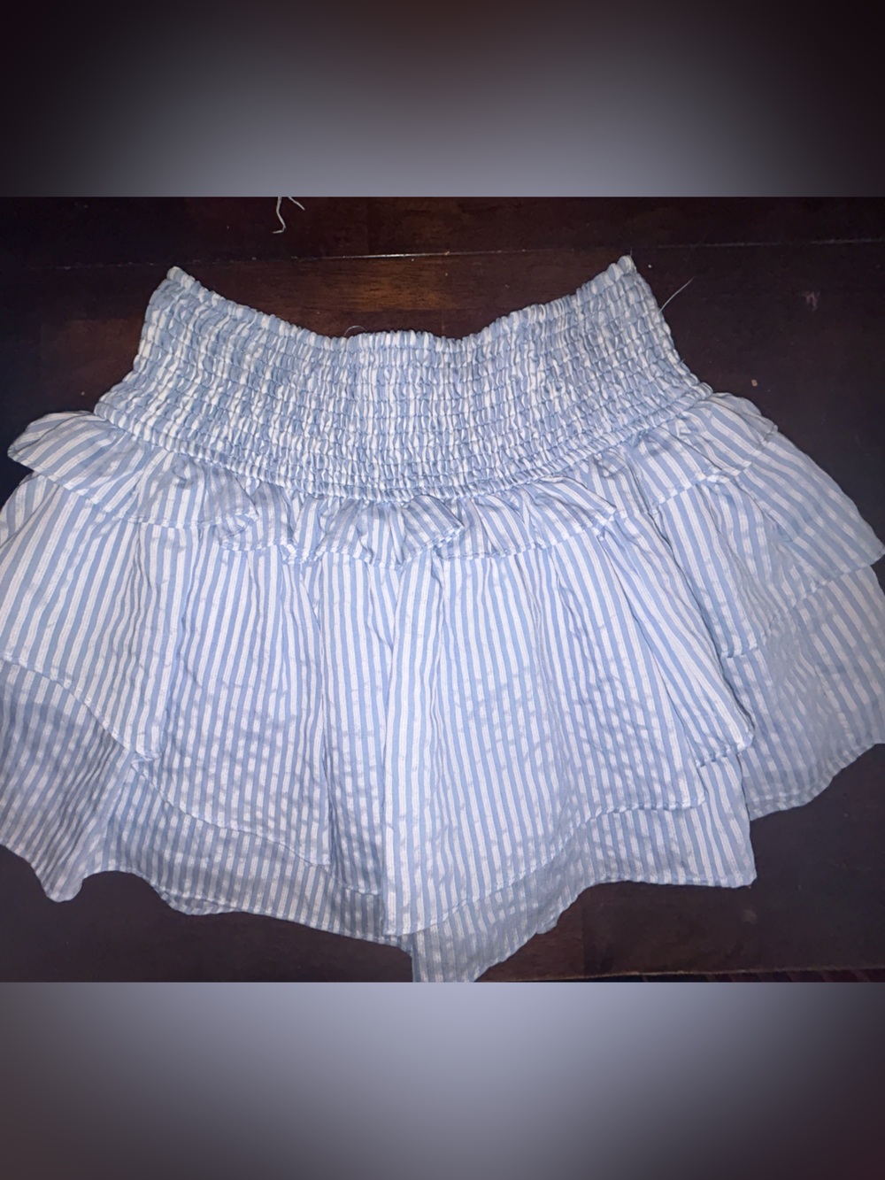 DO+BE Light Blue Smocked Top